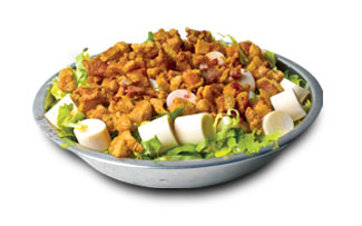 salada escarola e palmito